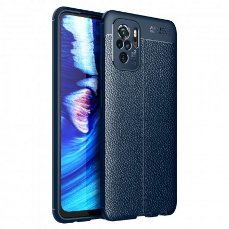 θηκη κινητου Xiaomi Redmi Note 10 / 10S Leather Effect Litchi Διπλή Σειρά